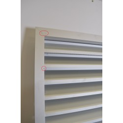 VIB EXT75A - Grille Pare-Pluie Ventilation en Aluminium