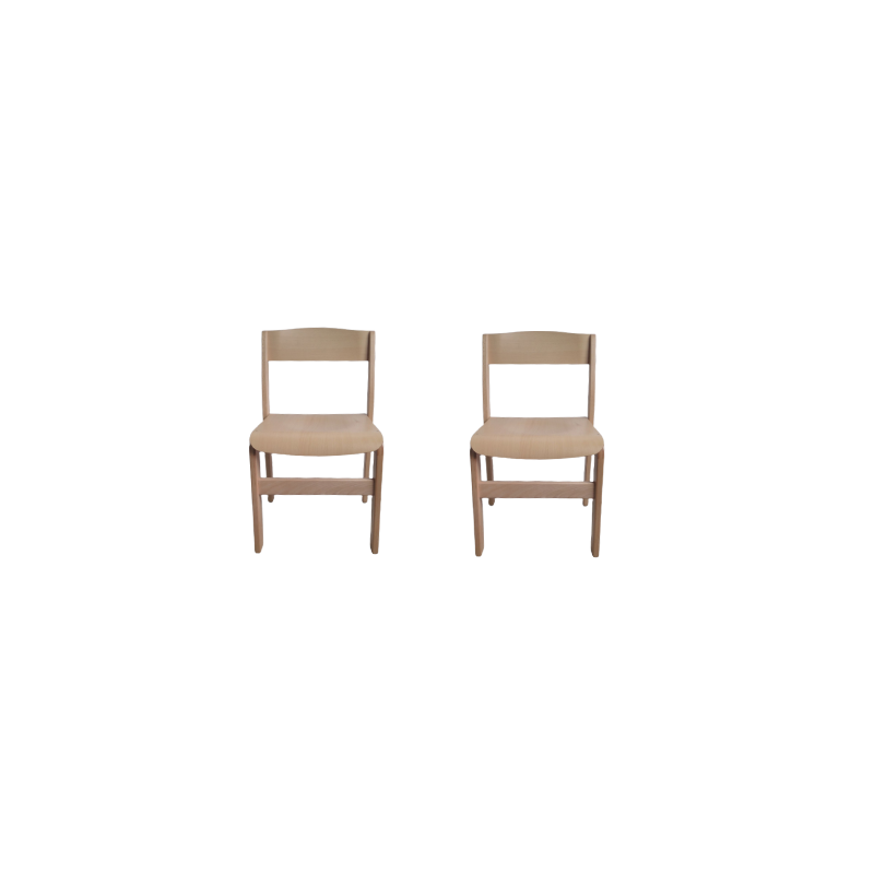 WESCO 56375016 - Lot de 2 Chaises Hauteur d'Assise 35Cm WESCO 56375016 - Lot de 2 Chaises Hauteur d'Assise 35Cm