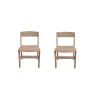 WESCO 56375016 - Lot de 2 Chaises Hauteur d'Assise 35Cm