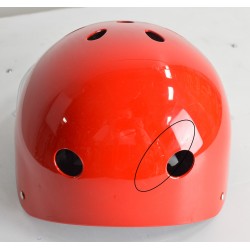 AMAYA 292080 - Casque de Skate Rouge Taille S - 53-55cm