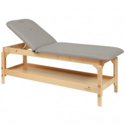 ECOPOSTURAL C3220 - Table de Massage Fixe en Bois 70x188cm Gris