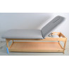 ECOPOSTURAL C3220 - Table de Massage Fixe en Bois 70x188cm Gris