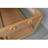 ECOPOSTURAL C3220 - Table de Massage Fixe en Bois 70x188cm Gris