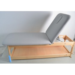 ECOPOSTURAL C3220 - Table de Massage Fixe en Bois 70x188cm Gris