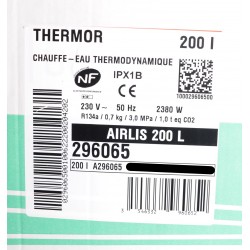 THERMOR 296065 - Chauffe-Eau Thermodynamique 200L Airlis Stable