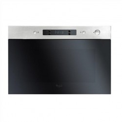 WHIRLPOOL AMW 490IX - Micro-Ondes Encastrable 22L 750W Noir et Inox