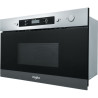 WHIRLPOOL AMW 4900IX - Micro-Ondes Encastrable 22L 750W Noir et Inox