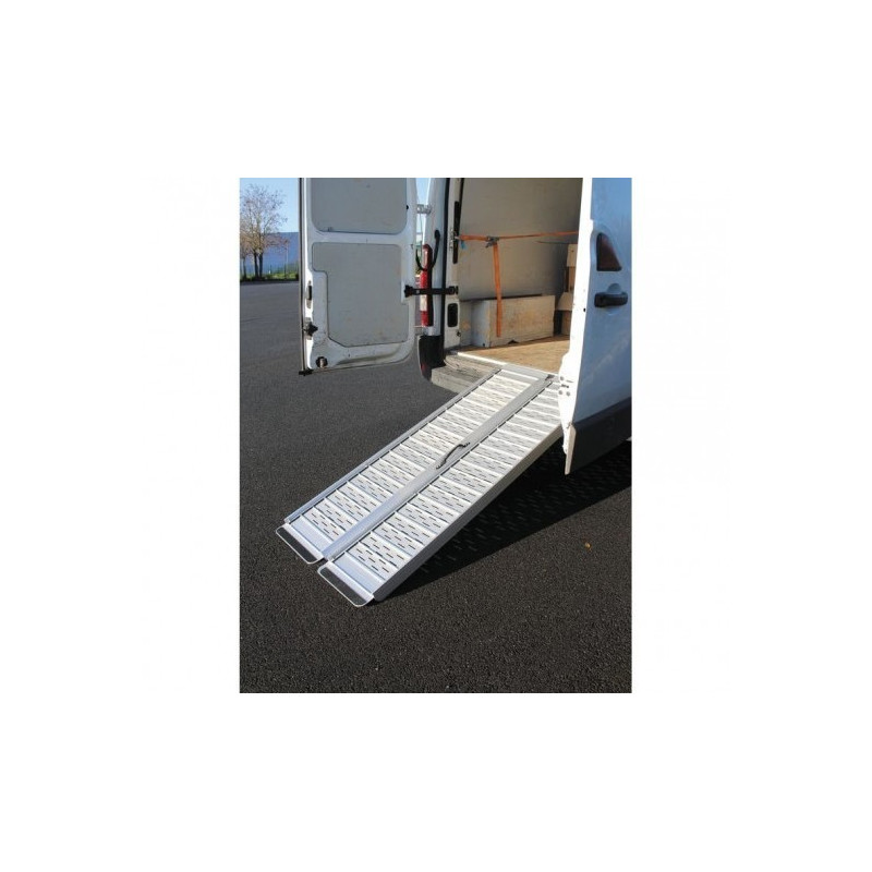 Rampe Pliable WORHAN Pour Fauteuil Roulant Ou Valise - Aluminium Antidérapant - Chargement Facile - Neuf