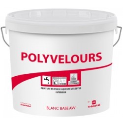 Pot de 15L de Peinture AKZONOBEL en Phase Aqueuse Veloutée Blanc Base AW...