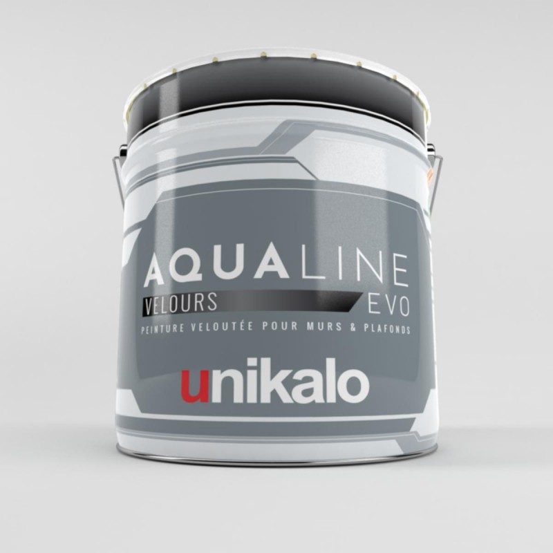 UNIKALO 20121132 Pot de 16 L de Peinture Aqualine Velours Evo Blanc