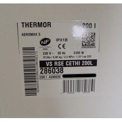 THERMOR 286038 - Chauffe-Eau Thermodynamique 200L ACI Hybrid Aeromax 5