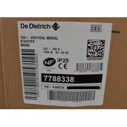 DE DIETRICH 7788338 - Chauffe-Eau Electrique 100 L Stéatite Vertical