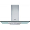 WHIRLPOOL AKR 031 IX - Hotte Décorative Mural 90cm Inox et Verre