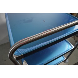 HUPFER 01.1232.2 - Chariot Desserte Inox 3 plateaux Charge 200 kg