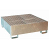 SAMETO BRA4F50G - Bac de Rétention 440L pour 4 Fûts