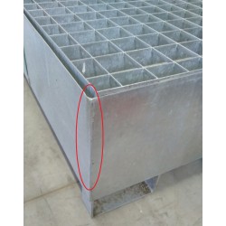 SAMETO BRA4F50G - Bac de Rétention 440L pour 4 Fûts