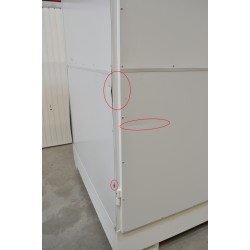 A023737 - Box de Rétention Conteneur Extérieur 1050 L en Acier Blanc