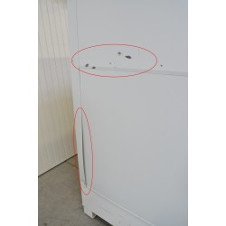 A023737 - Box de Rétention Conteneur Extérieur 1050 L en Acier Blanc