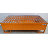 A016861 - Bac Palette de Rétention 220 L Acier avec Caillebotis