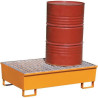 A016861 - Bac Palette de Rétention 220 L Acier avec Caillebotis