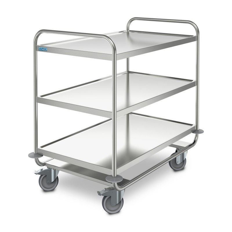 FIMM 880 000 634 - Chariot Desserte Inox avec 3 Plateaux Charge 200kg