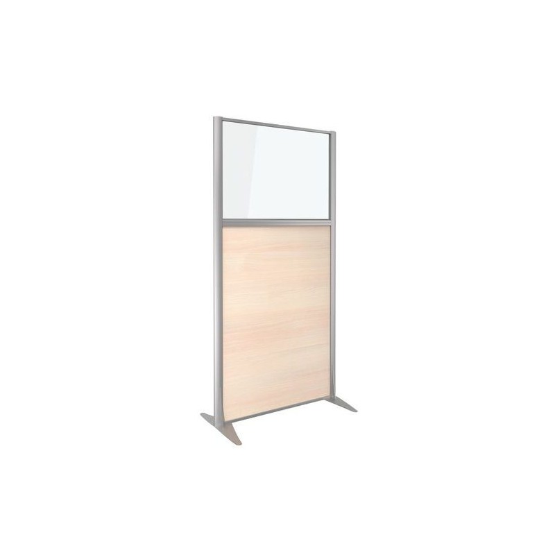CLEN A170568 - Cloison de Séparation KP+ en Mélaminé et Verre CLEN A170568 - Cloison de Séparation KP+ en Mélaminé et Verre