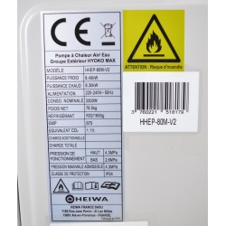 HEIWA HHEP-80M-V2 - Unité Extérieure de Pompe à Chaleur Air-Eau 8 kW