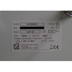 ZODIAC WJ000002 - Chauffage Echangeur à Plaque pour Piscine 27 kW
