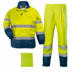 COVERGUARD 7HWRYM - Ensemble de pluie Taille M HI WAY Breathane Hi-Viz