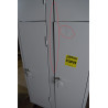 SUS - Armoire Vestiaire 4 Casiers Gris Vertical Fermeture par Clé
