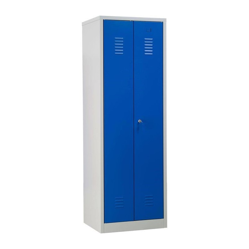 WRC2.1860.V2 - Armoire Vestiaire 2 Portes Double Compartiments WRC2.1860.V2 - Armoire Vestiaire 2 Portes Double Compartiments