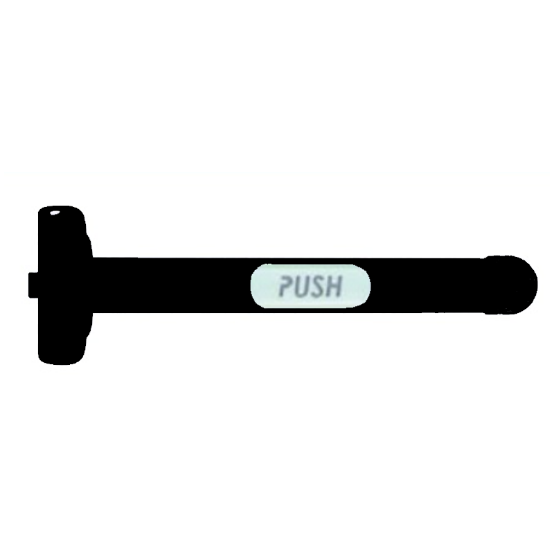 OPSIAL FAPPNR02 - Push Anti-Panique 2 Points Hauteur 2650 mm Noir