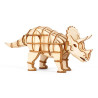 Dinosaure Triceratops en Bois 3D