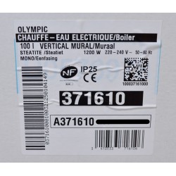 Chauffe-Eau Electrique 100L OLYMPIC Pas Cher