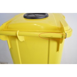 Conteneur poubelle 240 litres pour le tri du verre - Poubelle