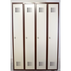 Vestiaire Armoire 4 Colonnes SUM 340W Fermeture par Cadenas