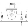 Toilette WC Suspendu DURAVIT Strack 3