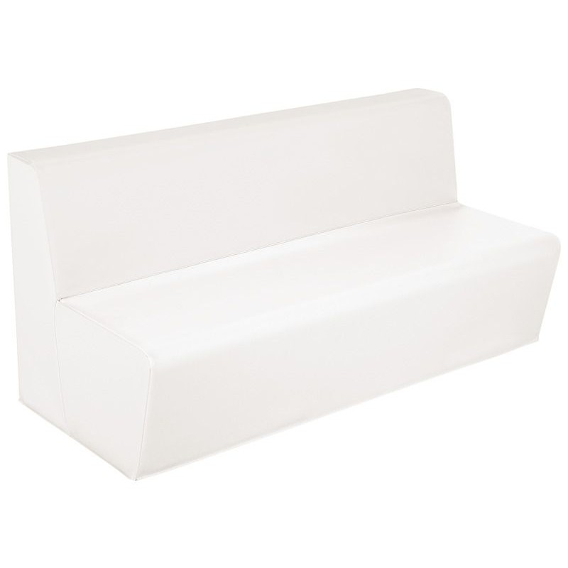 Banquette 3 Places WESCO Basic Hauteur 25cm Blanc Banquette 3 Places WESCO Basic Hauteur 25cm Blanc