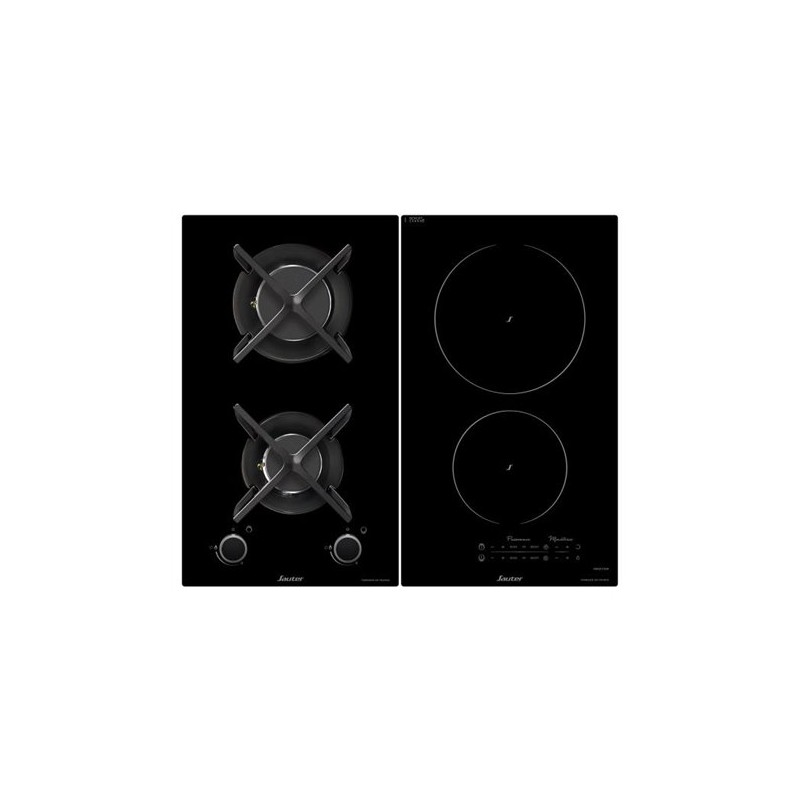 Plaque de Cuisson Mixte SAUTER 2 Foyers Induction et 2 Foyers Gaz