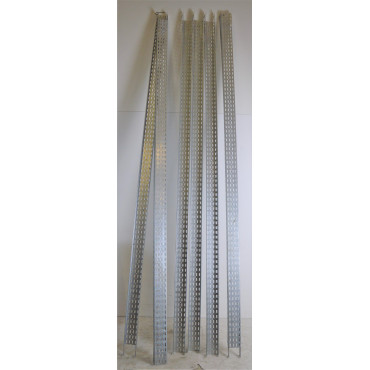 Lot de 6 Chemins de Câbles Electrique en Acier Galvanisé