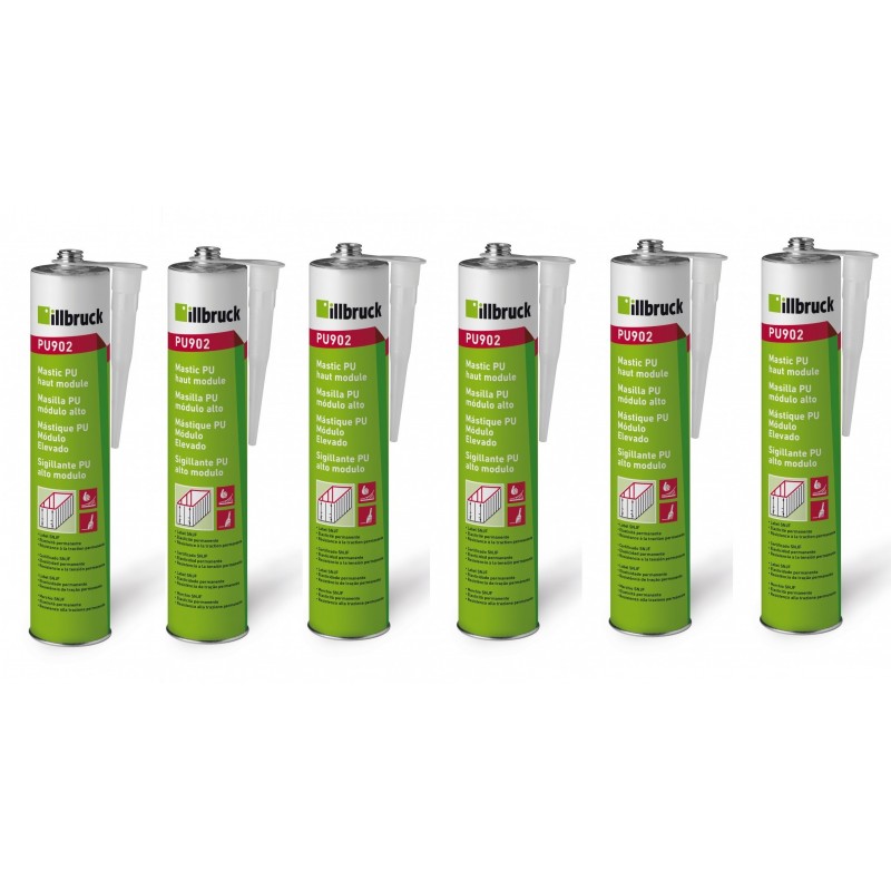 Lot de 6 Tubes de Mastic Polyuréthane ILLBRUCK Lot de 6 Tubes de Mastic Polyuréthane ILLBRUCK