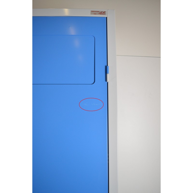 ANTO Armoire Vestiaire Linge Sale avec Trappe 215x66x50cm DR61