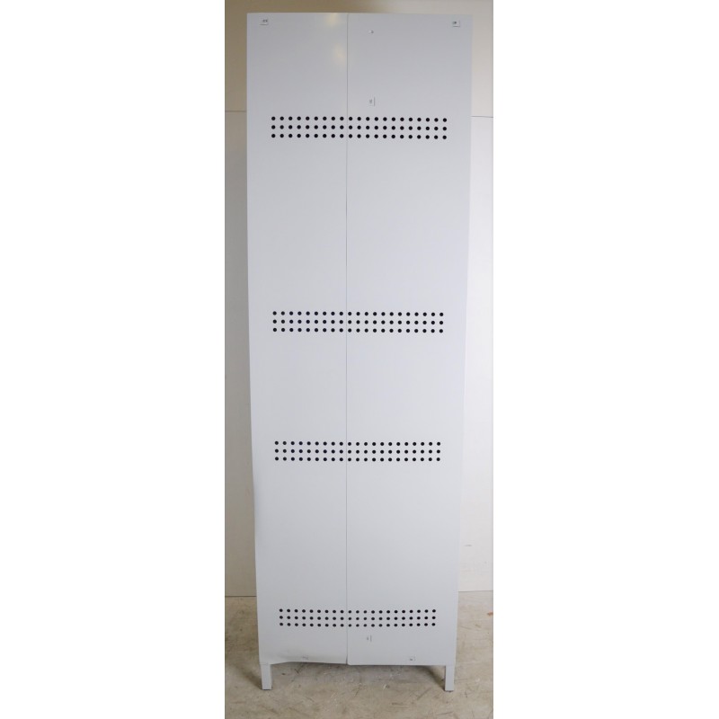 ANTO Armoire Vestiaire Linge Sale avec Trappe 215x66x50cm DR61