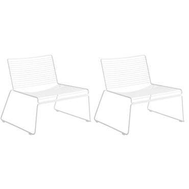 Lot de 2 Chaises Longues d'Extérieures HAY