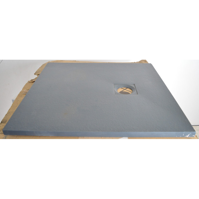 Receveur de Douche 80x80cm à Poser Anthracite