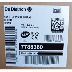 Chauffe-Eau Électrique 200L DE DIETRICH CEB 7788360 - 588360