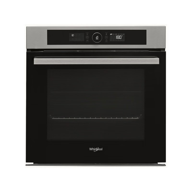 WHIRLPOOL Four pyrolyse encastrable inox 73L multifonction chaleur  tournante 6eme Sens