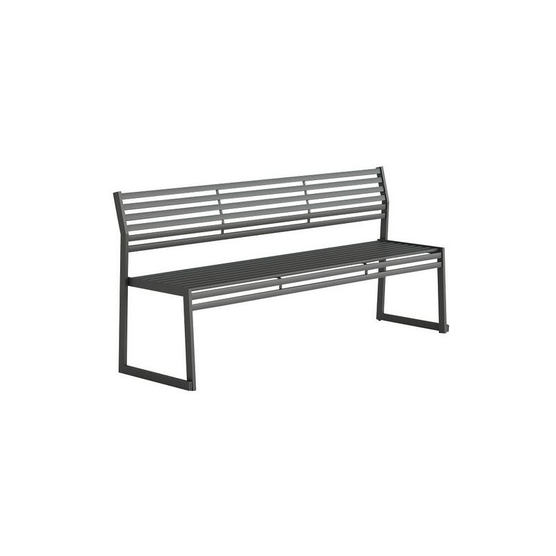 Banc d'Extérieur avec Dossier URBANTIME Banc d'Extérieur avec Dossier URBANTIME