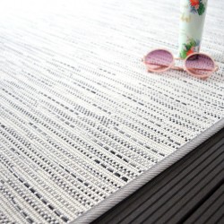 Tapis Tissé Plat Bornéo BALTA avec Contour Gris 250X310cm - 17081000