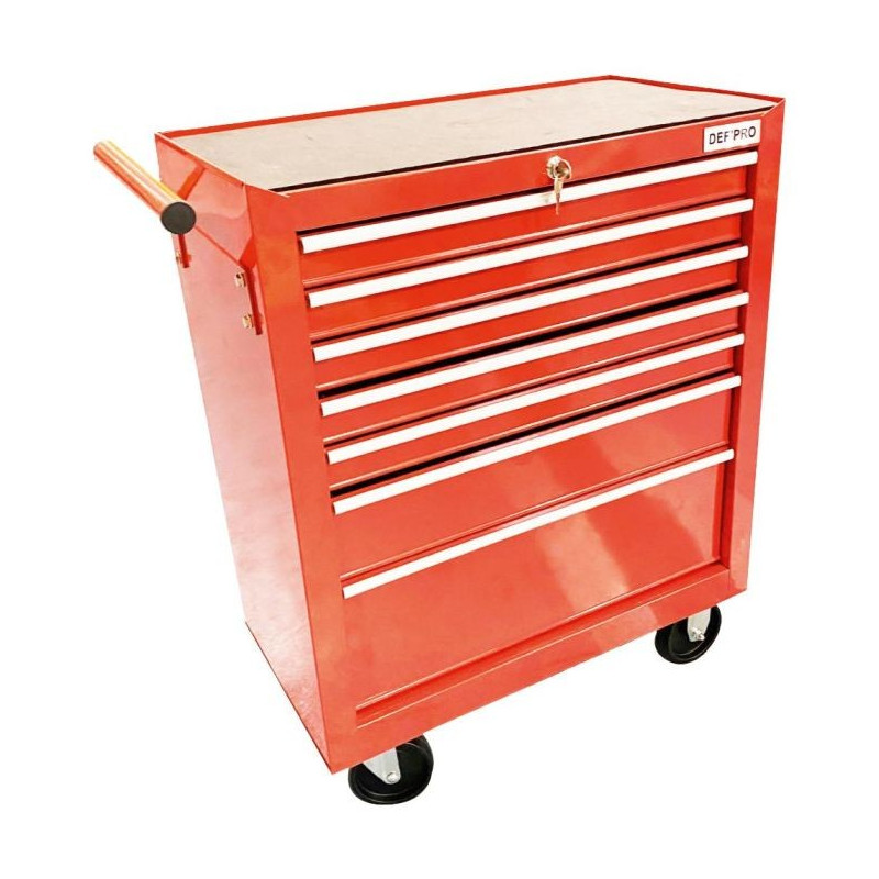 Servante D'Atelier Mobile LAVE AUTO PRO - Chariot Mécanicien 3 Étagères Avec Roulettes